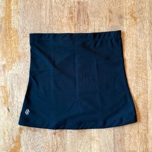 Black “sweat shaper” waist trimmer